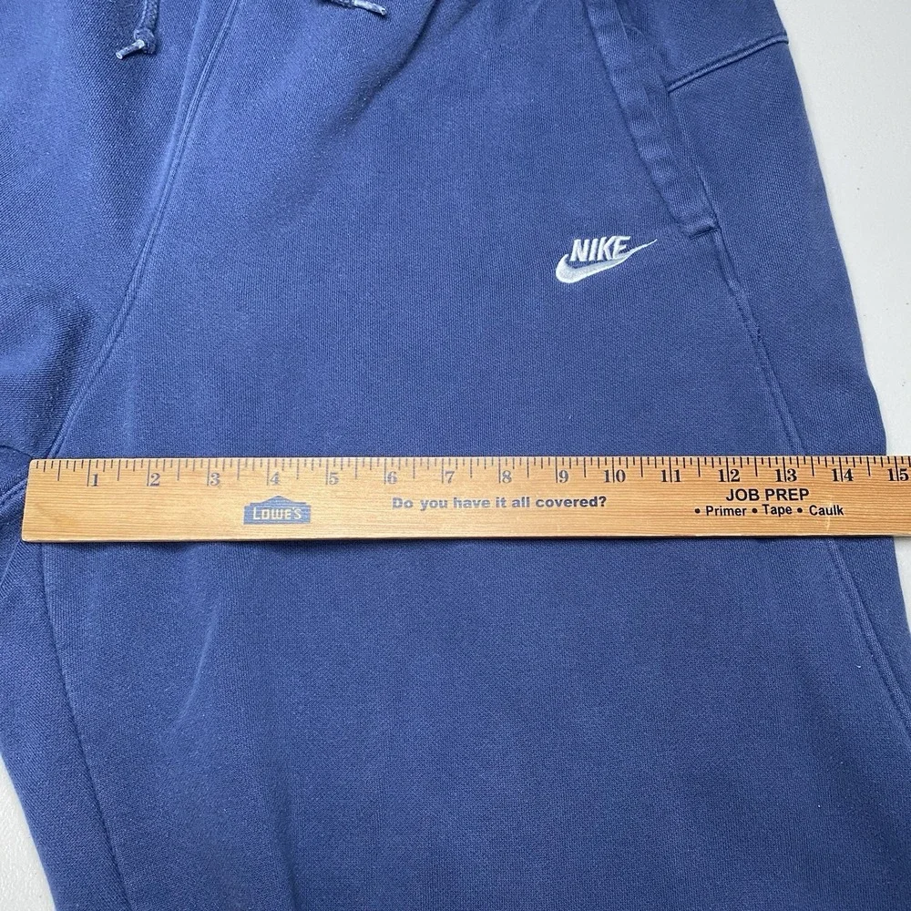 Y2K Nike Sweatpants XL (36x32) Baggy Wide Leg Faded Blue
